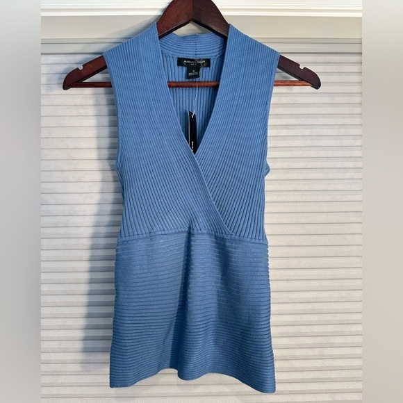 august silk Tops - NWT silk blend ribbed knit tank